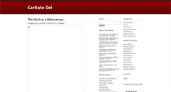 Desktop Screenshot of caritatedei.stblogs.org