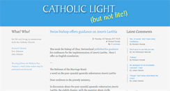 Desktop Screenshot of catholiclight.stblogs.org